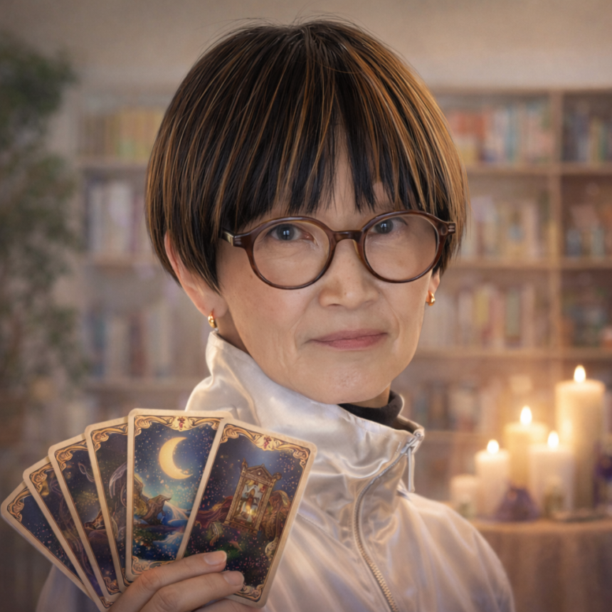 自身の経験からタロットリーディングやヨガを通して心の安心を思い出すサポート。 その他、canvaでの画像作成、チラシ、名刺デザイン加工のお手伝い。